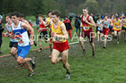 Intermediate boys 2019 New Balance English Schools Cross Country Champs, Temple Newsam, Leeds. Photo:  David T. Hewitson/Sports for All Pics